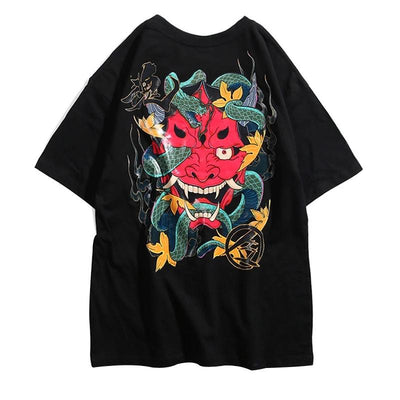 T-Shirt Imprimé Devil Snake