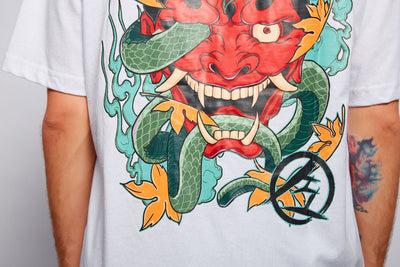 T-Shirt Imprimé Devil Snake