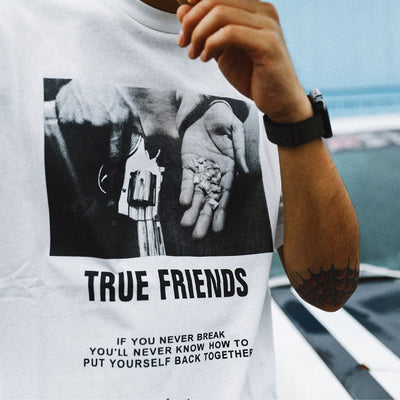 T-Shirt Imprimé True Friends